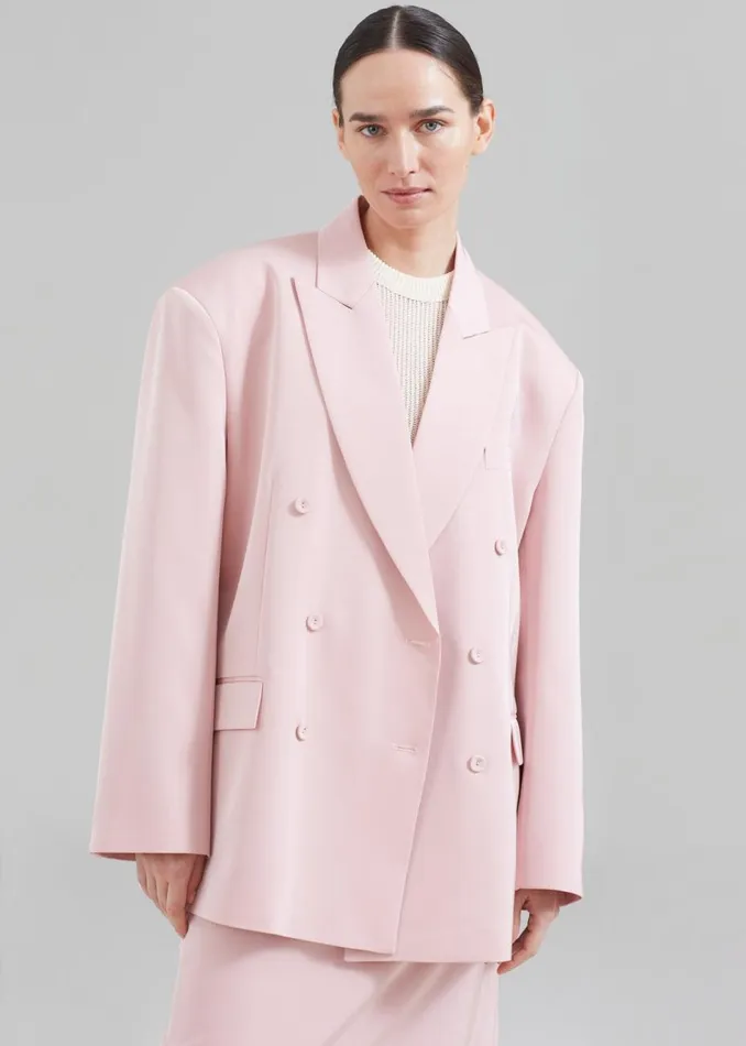 Women The Frankie Shop Outerwear Demi Blazer Pink