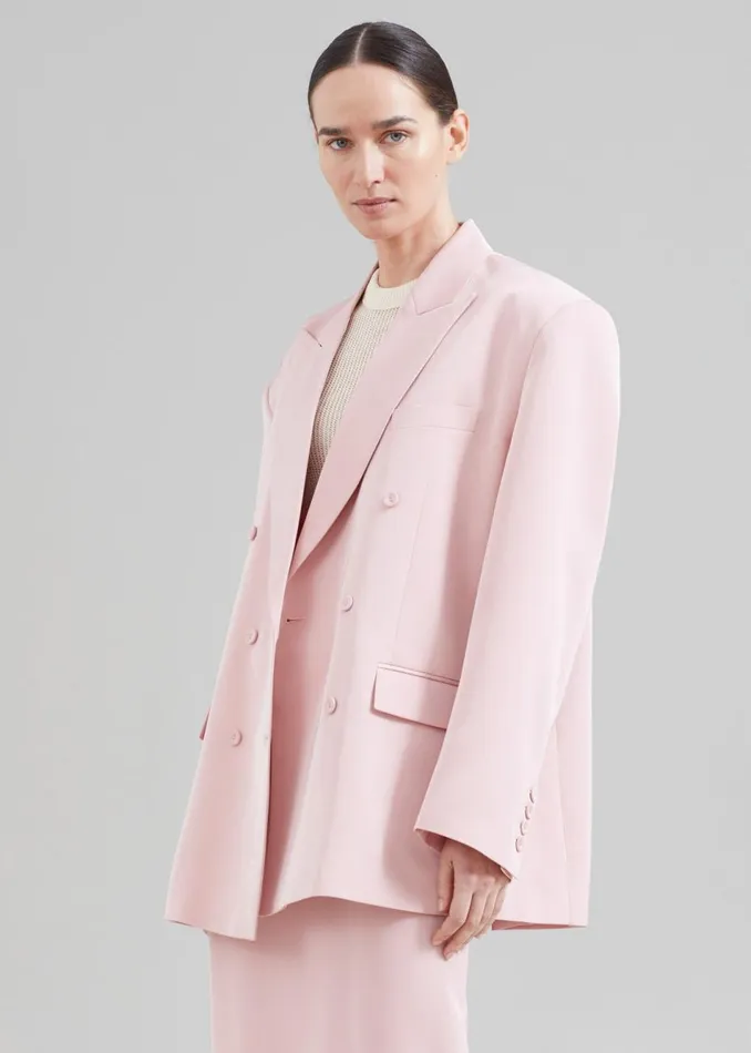 Women The Frankie Shop Outerwear Demi Blazer Pink