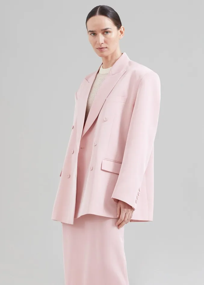 Women The Frankie Shop Outerwear Demi Blazer Pink