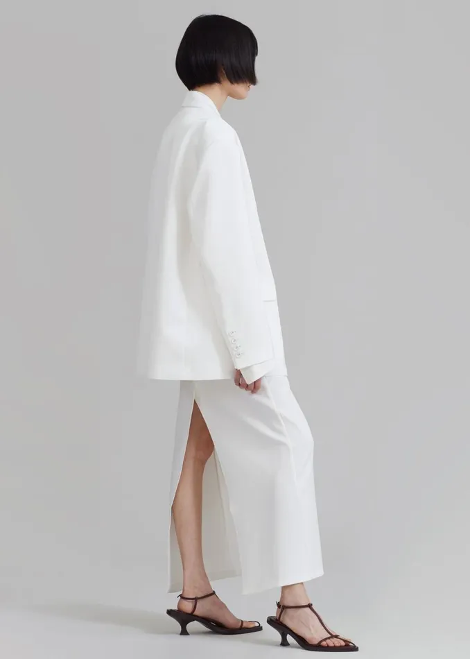 Women The Frankie Shop Outerwear Demi Blazer White