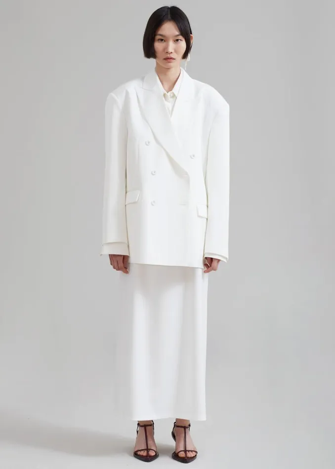 Women The Frankie Shop Outerwear Demi Blazer White