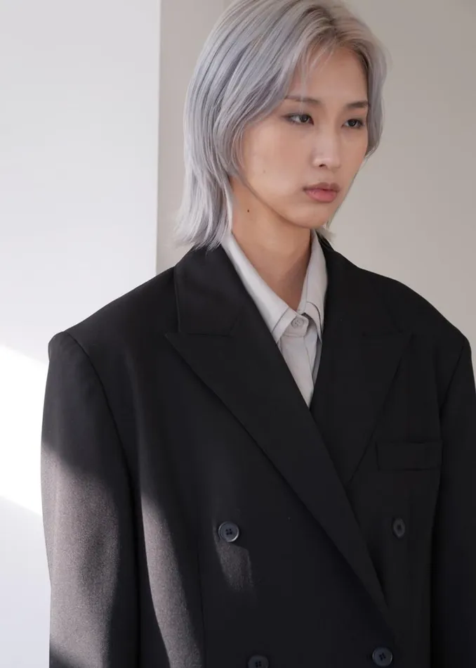 Women The Frankie Shop Outerwear Dex Double Breasted Coat Black