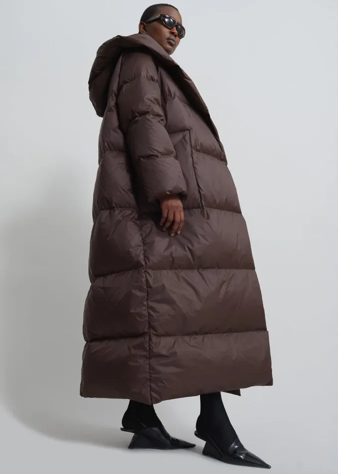 Women The Frankie Shop Outerwear Dover Puffer Coat Brown