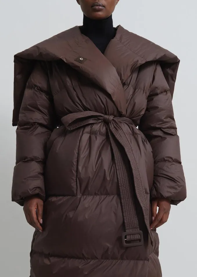 Women The Frankie Shop Outerwear Dover Puffer Coat Brown