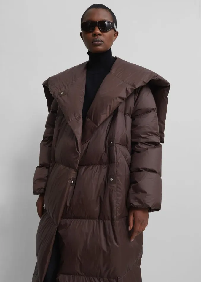 Women The Frankie Shop Outerwear Dover Puffer Coat Brown