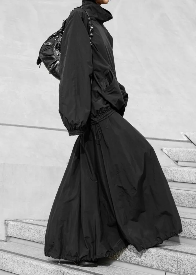 Women The Frankie Shop Outerwear Doyle Mockneck Anorak Black