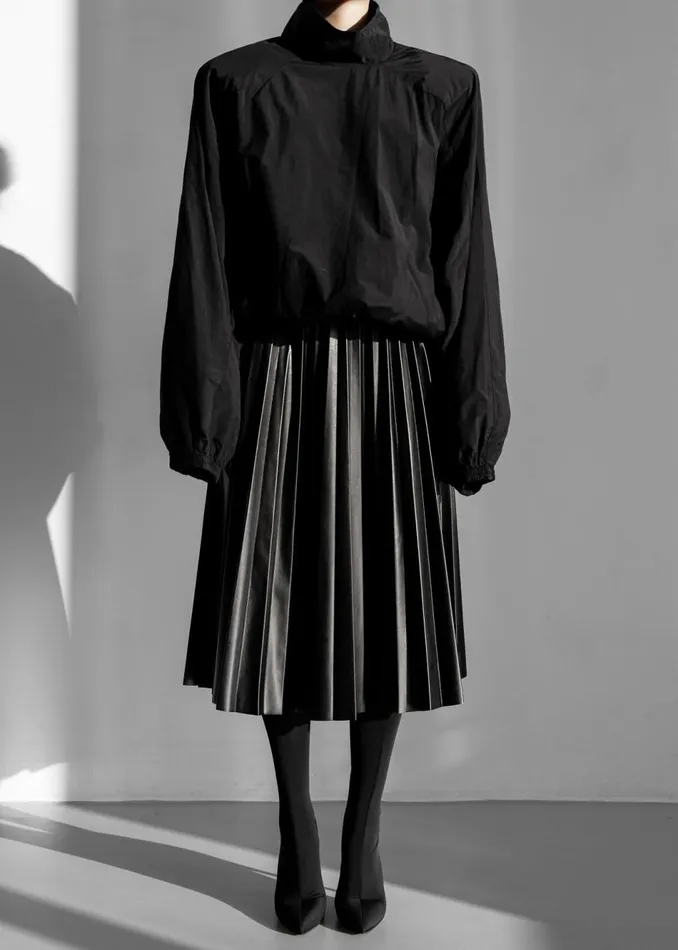 Women The Frankie Shop Outerwear Doyle Mockneck Anorak Black