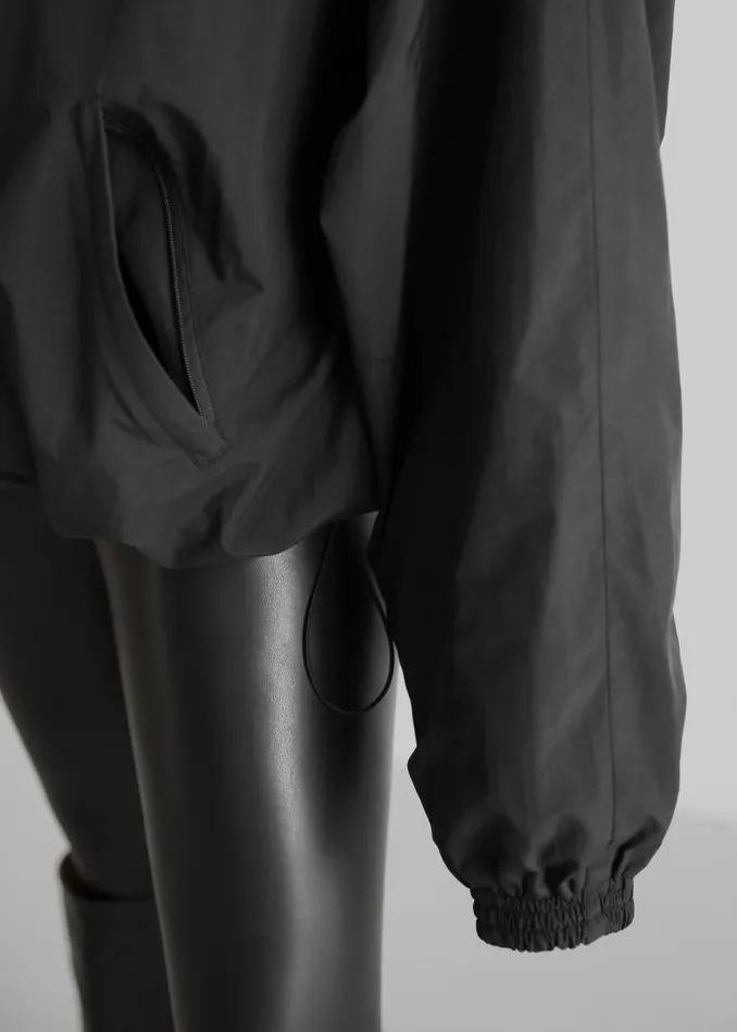 Women The Frankie Shop Outerwear Doyle Mockneck Anorak Black