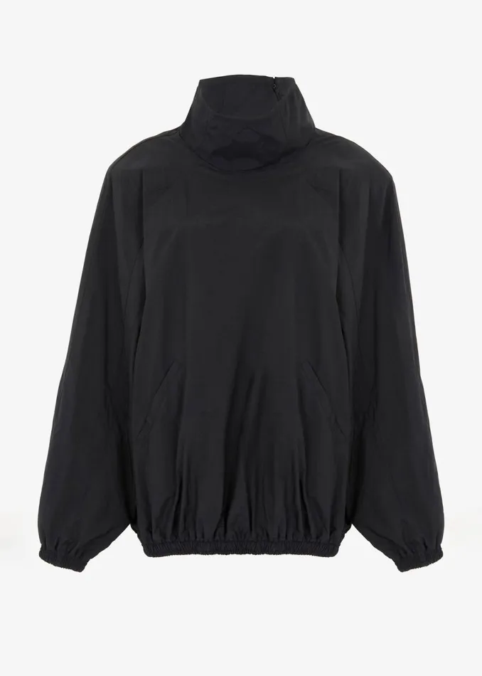 Women The Frankie Shop Outerwear Doyle Mockneck Anorak Black