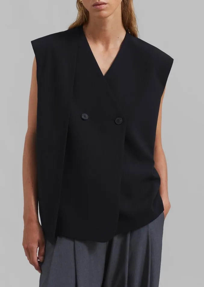 Women The Frankie Shop Outerwear Elvie Vest Black
