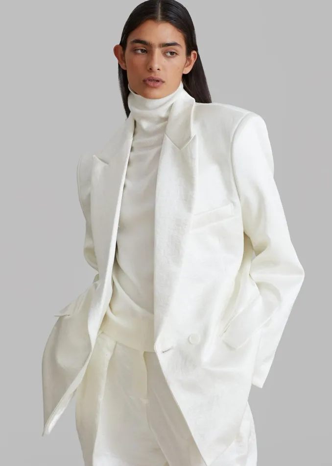 Women The Frankie Shop Outerwear Elvira Blazer Ivory