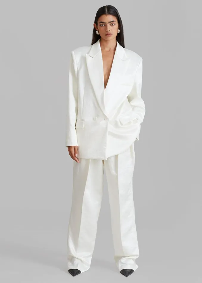 Women The Frankie Shop Outerwear Elvira Blazer Ivory