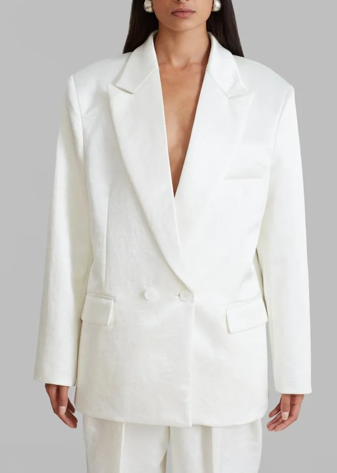 Women The Frankie Shop Outerwear Elvira Blazer Ivory