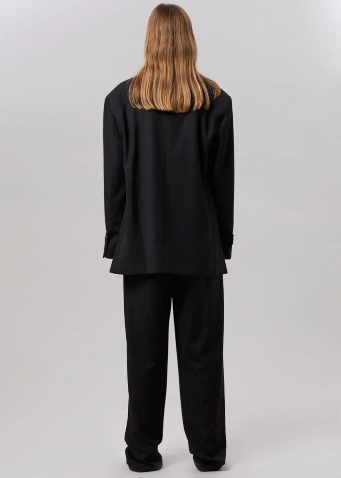 Women The Frankie Shop Outerwear Gelso Oversized Blazer Black