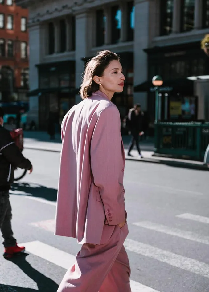 Women The Frankie Shop Outerwear Gelso Oversized Blazer Rose