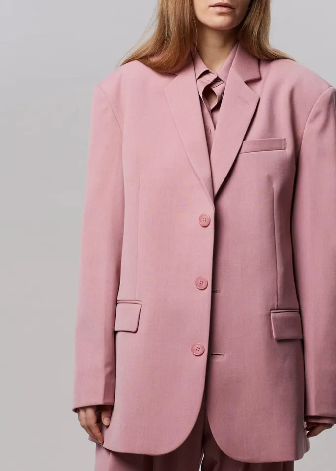 Women The Frankie Shop Outerwear Gelso Oversized Blazer Rose
