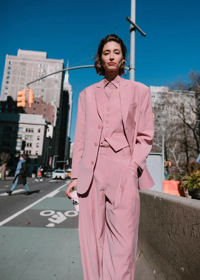 Women The Frankie Shop Outerwear Gelso Oversized Blazer Rose