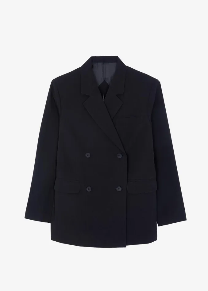 Women The Frankie Shop Outerwear Girona Open Back Blazer Black