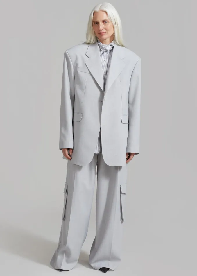 Women The Frankie Shop Outerwear Gladys Blazer Grey