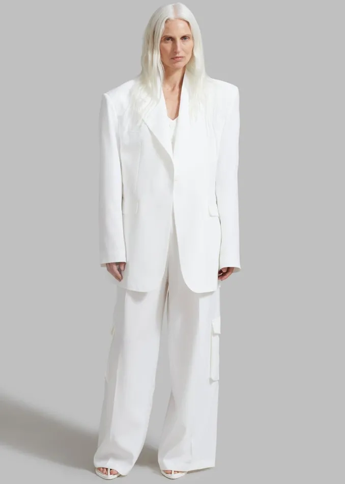 Women The Frankie Shop Outerwear Gladys Blazer White