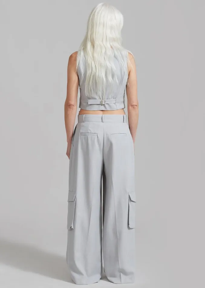 Women The Frankie Shop Outerwear Gladys Vest Grey