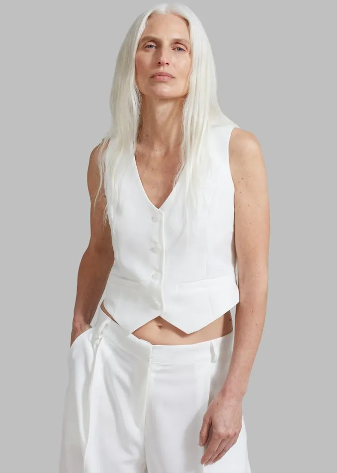 Women The Frankie Shop Outerwear Gladys Vest White