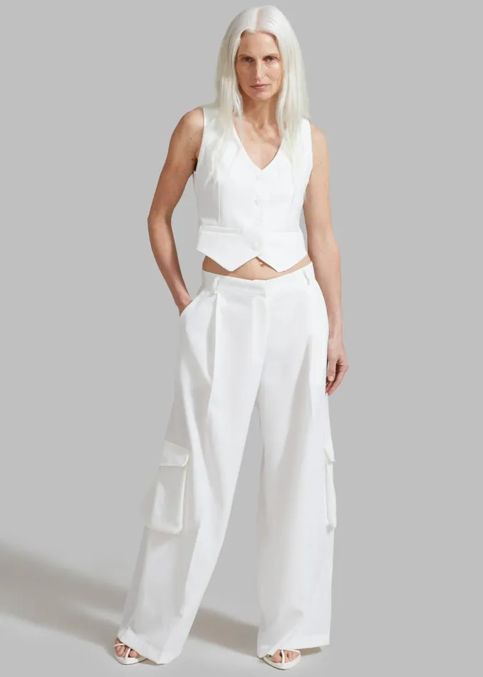 Women The Frankie Shop Outerwear Gladys Vest White