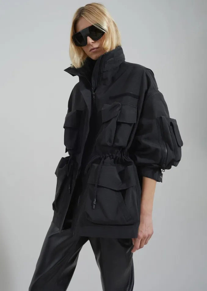 Women The Frankie Shop Outerwear Gudu Jacket 04 Black