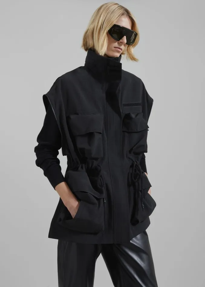 Women The Frankie Shop Outerwear Gudu Jacket 04 Black