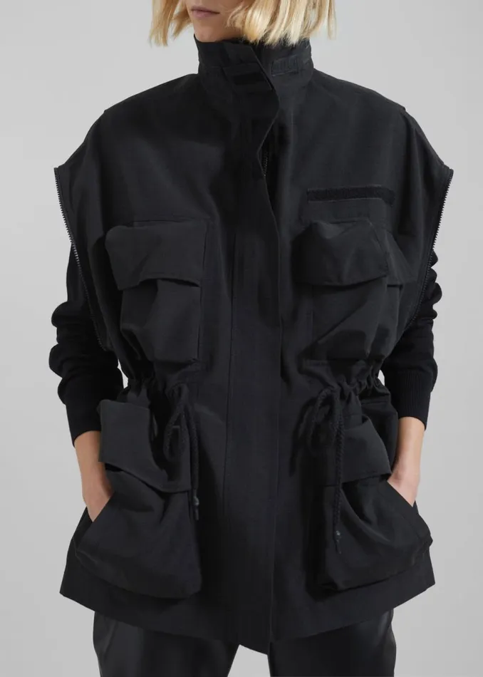Women The Frankie Shop Outerwear Gudu Jacket 04 Black