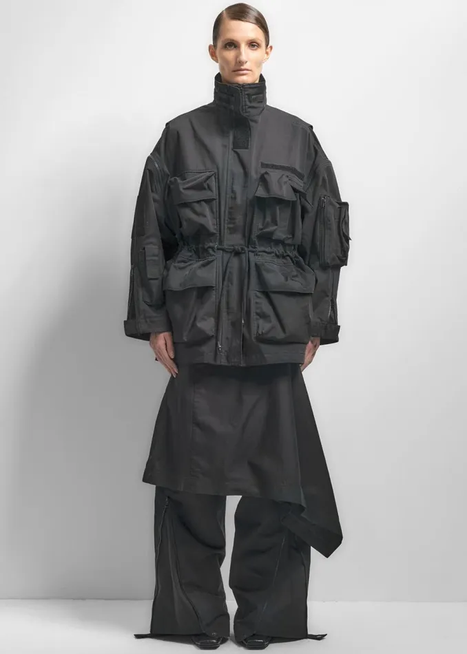 Women The Frankie Shop Outerwear Gudu Jacket 04 Black