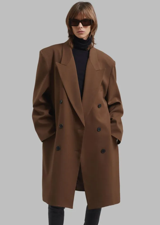 Women The Frankie Shop Outerwear Gwenyth Coat Brown