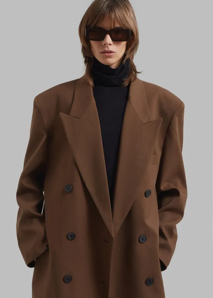 Women The Frankie Shop Outerwear Gwenyth Coat Brown