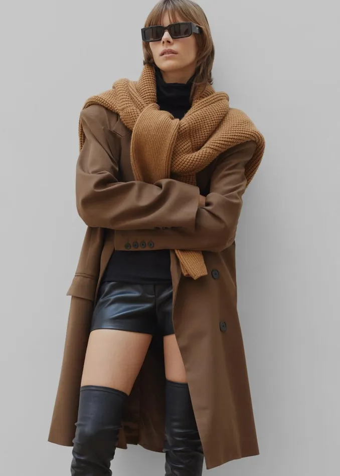 Women The Frankie Shop Outerwear Gwenyth Coat Brown