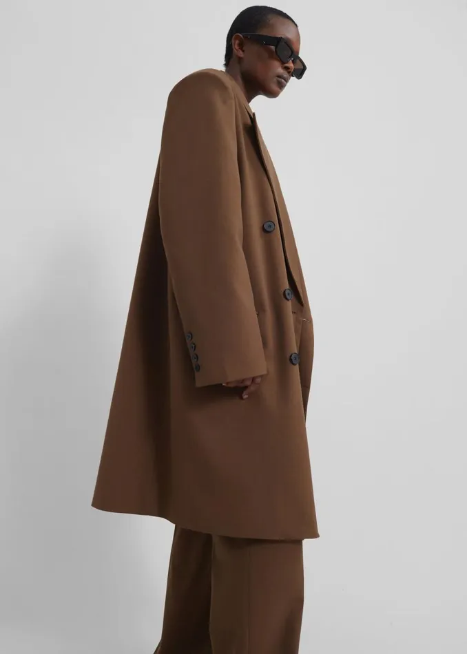 Women The Frankie Shop Outerwear Gwenyth Coat Brown