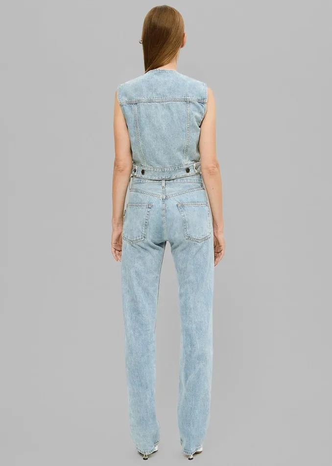 Women The Frankie Shop Outerwear Haikure Judy Vest Bleach Blue