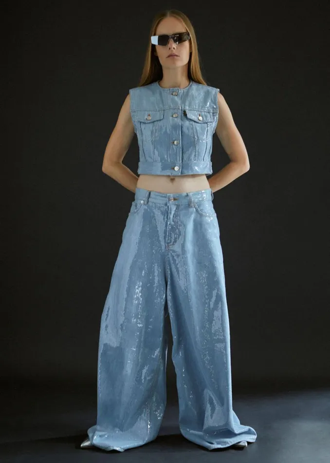 Women The Frankie Shop Outerwear Haikure Judy Vest Shiny Sky