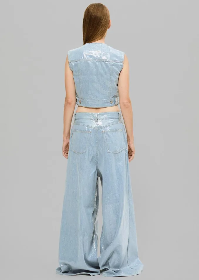 Women The Frankie Shop Outerwear Haikure Judy Vest Shiny Sky