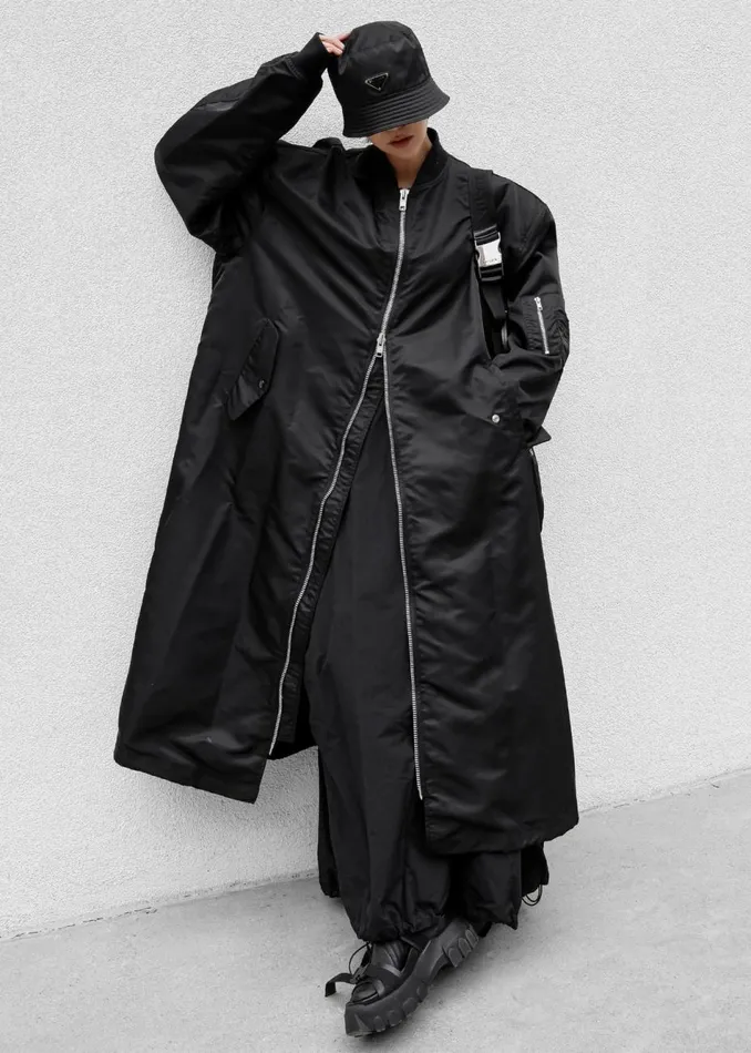 Women The Frankie Shop Outerwear Isaac Oversized Bomber Coat Black