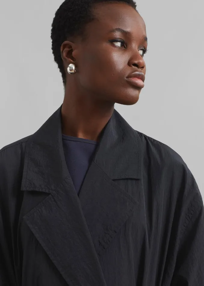 Women The Frankie Shop Outerwear Jude Trench Coat Black