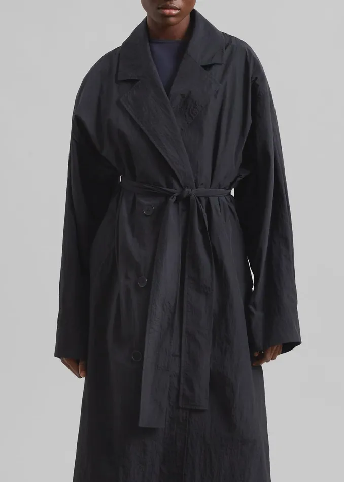 Women The Frankie Shop Outerwear Jude Trench Coat Black