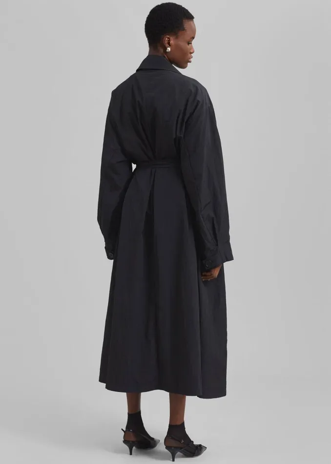 Women The Frankie Shop Outerwear Jude Trench Coat Black