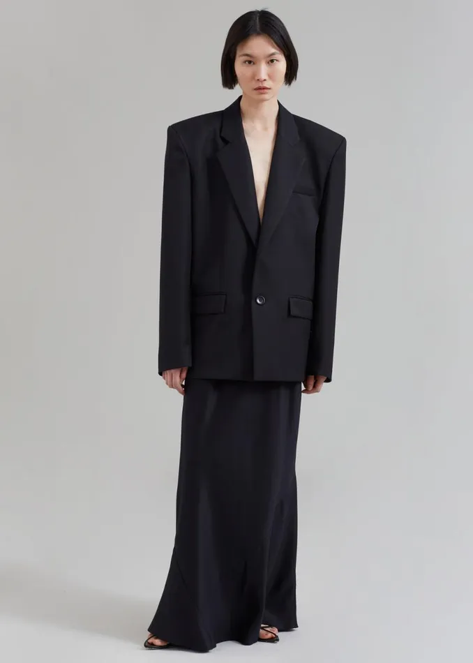 Women The Frankie Shop Outerwear Jun Blazer Black