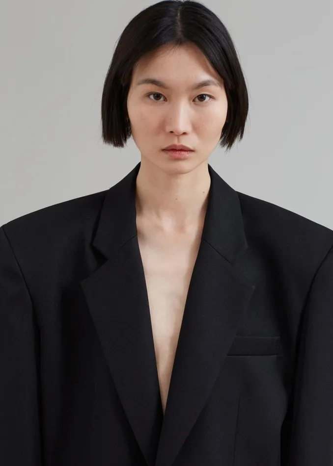 Women The Frankie Shop Outerwear Jun Blazer Black