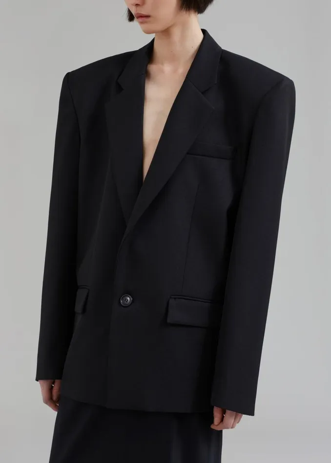 Women The Frankie Shop Outerwear Jun Blazer Black