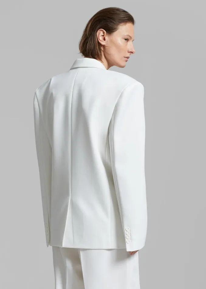 Women The Frankie Shop Outerwear Jun Blazer White