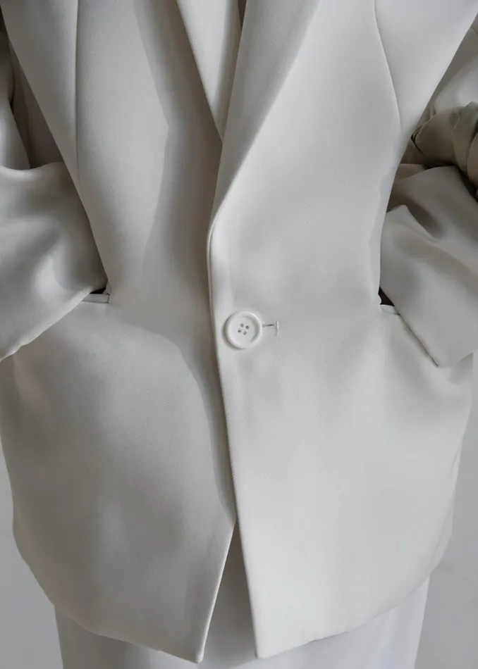 Women The Frankie Shop Outerwear Jun Blazer White