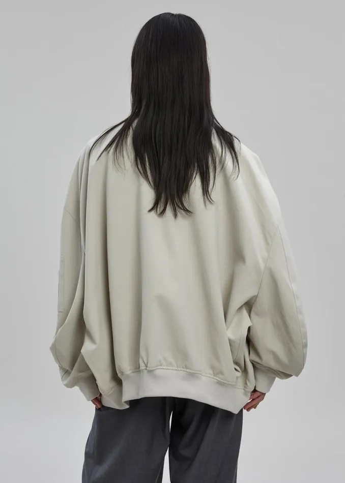 Women The Frankie Shop Outerwear Kanna VNeck Jacket Pale Khaki
