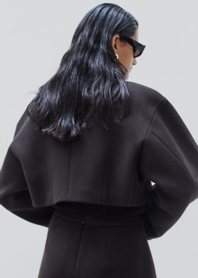 Women The Frankie Shop Outerwear Kerrigan Wool Jacket Brown