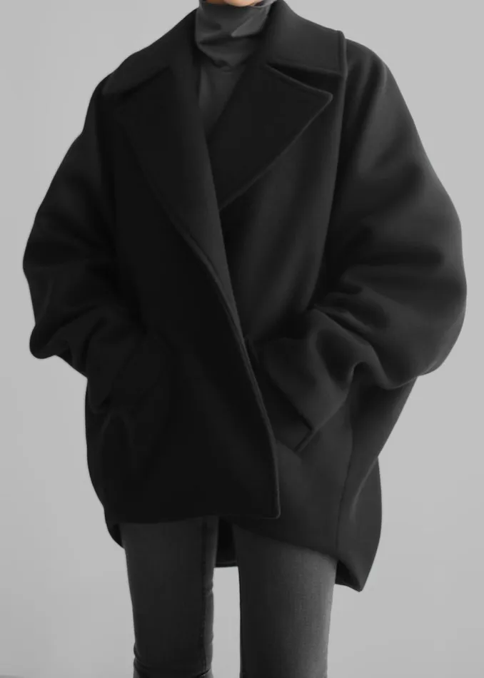 Women The Frankie Shop Outerwear Lane Coat Black